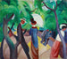 Promenade - August Macke — artwork view