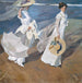 Paseo junto al mar - Joaquín Sorolla — vista de la obra
