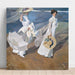 Reproduction of the painting Promenade au bord de la mer - Joaquín Sorolla