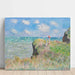 Reproducción del cuadro Paseo por el acantilado, Pourville de Claude Monet