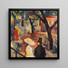 Paseante en el parque - Wilhelm Thny — cuadro enmarcado en la pared
