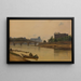 The Concorde Bridge seen from the Quai de la Conférence - Prosper Barbot — framed artwork on a wall