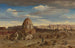 South View of the Necropolis in Cairo with the Citadel in the Background - Prosper Marilhat — artwork view
