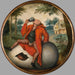 Proverbio flamenco no identificado - Pieter Brueghel el Joven — presentado en un interior