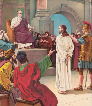 Providence Lith Co - Jesus condemned.webp