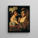 An allegory of the sense of smell and hearing - Pseudo Caroselli — framed artwork on a wall
