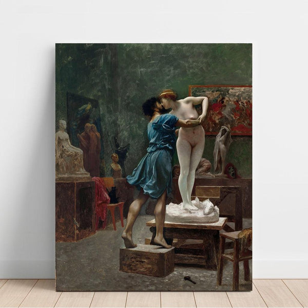 Reproduction of the painting Pygmalion and Galatea Painting, Oil Sketch - Jean-Léon Gérôme