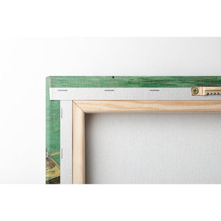 Quai avec des hommes déchargeant des barges de sable - Vincent van Gogh | Reproduction Tableau Décoration murale affiche copie