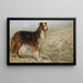 Pendant que le chien se repose, le berger peut dormir - R. S. Moseley — framed artwork on a wall