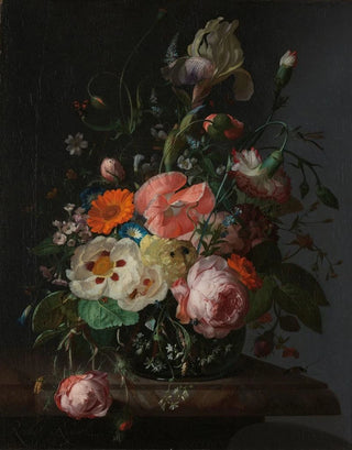 Rachel Ruysch - Still Life with Flowers on a Marble Tabletop.webp