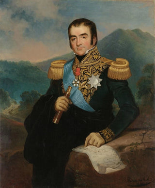 Raden Saleh - Posthumous Portrait of Herman Willem Daendels GovernorGeneral of the Dutch East Indies.webp