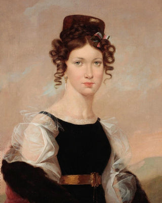 Rafa Hadziewicz - Portrait of Antonina Gepner ne Czyszkowska 18131870 painters wife.webp