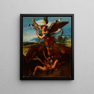 Rafa Hadziewicz - Saint Michael the Archangel Vanquishing Satan.webp