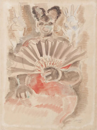 Rafael Barradas - Negra del abanico.webp