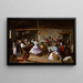 Danza en una posada de campo - Rafael Benjumea — cuadro enmarcado en la pared