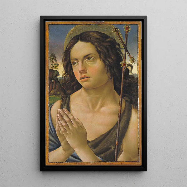 San Juan Bautista - Raffaellino del Garbo — cuadro enmarcado en la pared