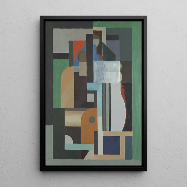 Composición - Ragnhild Kaarbø — cuadro enmarcado en la pared