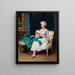 Aline - Raimundo de Madrazo y Garreta — cuadro enmarcado en la pared