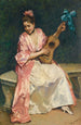 Aline con guitarra - Raimundo de Madrazo y Garreta — vista de la obra