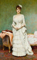 Antes del baile - Raimundo de Madrazo y Garreta — vista de la obra