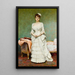 Antes del baile - Raimundo de Madrazo y Garreta — cuadro enmarcado en la pared