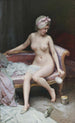 After the bath, nude woman - Raimundo de Madrazo y Garreta — artwork view