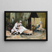 Flirt - Raimundo de Madrazo y Garreta — cuadro enmarcado en la pared
