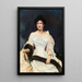 Portrait of a lady - Raimundo de Madrazo y Garreta — framed artwork on a wall