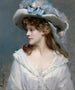 Mujer en blanco - Raimundo de Madrazo y Garreta — vista de la obra