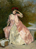 mujer con una cesta de picnic - Raimundo de Madrazo y Garreta — vista de la obra