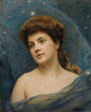 Raimundo de Madrazo y Garreta - Young woman surrounded by stars.webp
