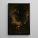 Caída de agua a la luz de la luna - Ralph Albert Blakelock — cuadro enmarcado en la pared