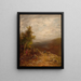 Sobre las nubes - Ralph Albert Blakelock — cuadro enmarcado en la pared