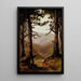 Paisaje de los Adirondacks - Ralph Albert Blakelock — cuadro enmarcado en la pared
