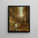 Interior Forest Painting - Ralph Albert Blakelock — framed artwork on a wall