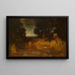 Danza de los espíritus: La visión de la vida - Ralph Albert Blakelock — cuadro enmarcado en la pared