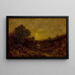 Golden Glow Painting - Ralph Albert Blakelock — framed artwork on a wall
