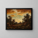 Luz de la mañana - Ralph Albert Blakelock — cuadro enmarcado en la pared