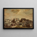 Cabanes, Seventh Avenue et Fifty-Fifth Street - Ralph Albert Blakelock — framed artwork on a wall