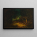 Interior Forest Painting - Ralph Albert Blakelock — framed artwork on a wall