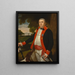 Capitán John Pratt 1753-1824 - Ralph Earl — cuadro enmarcado en la pared