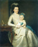 Lady Williams y su hijo - Ralph Earl — vista de la obra