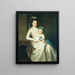 Lady Williams y su hijo - Ralph Earl — cuadro enmarcado en la pared