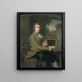 Retrato del coronel William Taylor - Ralph Earl — cuadro enmarcado en la pared