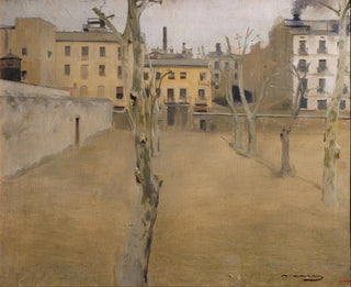 Ramn Casas - Courtyard of the old Barcelona prison Courtyard of the lambs.webp