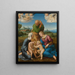 Sainte Famille de Canigiani - Raphaël — framed artwork on a wall