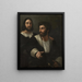 Self-portrait with a Friend - Raphael — framed artwork on a wall