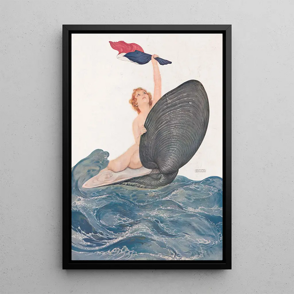 Vive la France - Raphael Kirchner — cuadro enmarcado en la pared