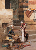 El viejo zapatero de El Cairo - Raphael von Ambros — vista de la obra