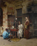 El vendedor de tabaco del Cairo - Raphael von Ambros — vista de la obra